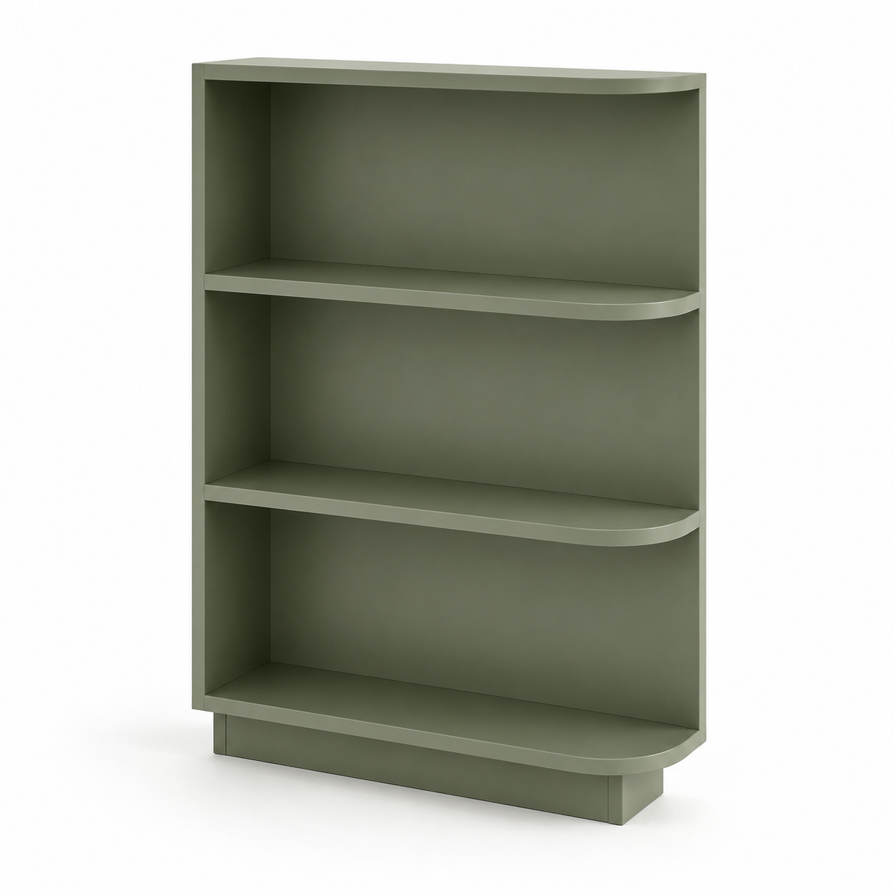 Sage Green Shaker Base End Shelf (Reversible)