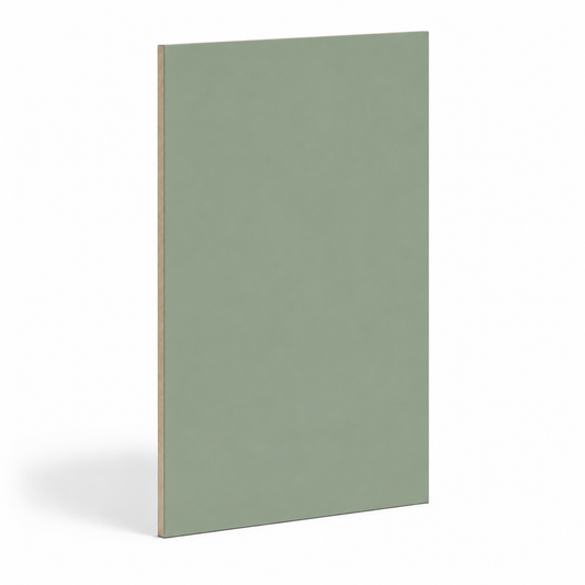 Sage Green Finished Plywood Panel