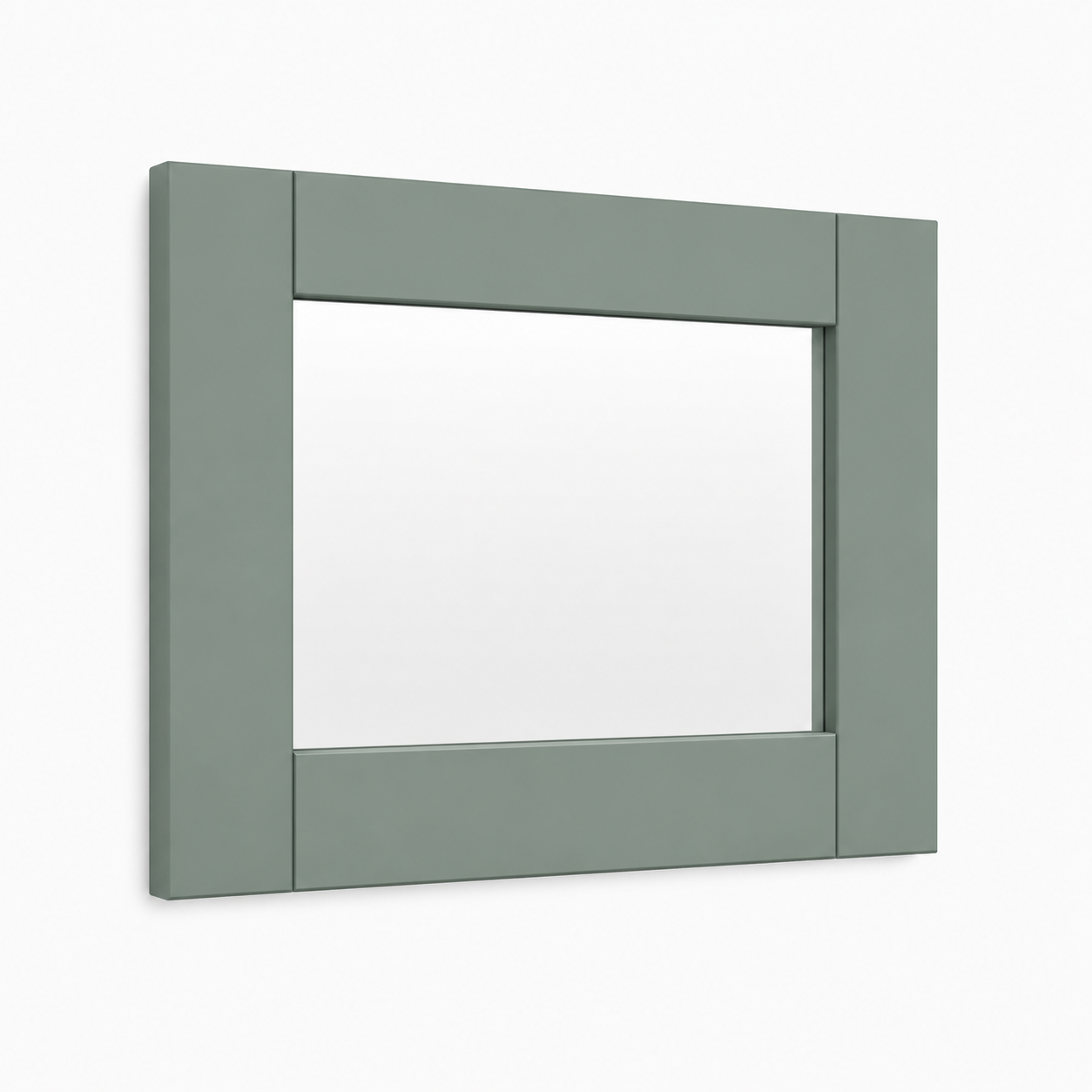 Sage Green Shaker 12"H Single Glass Door