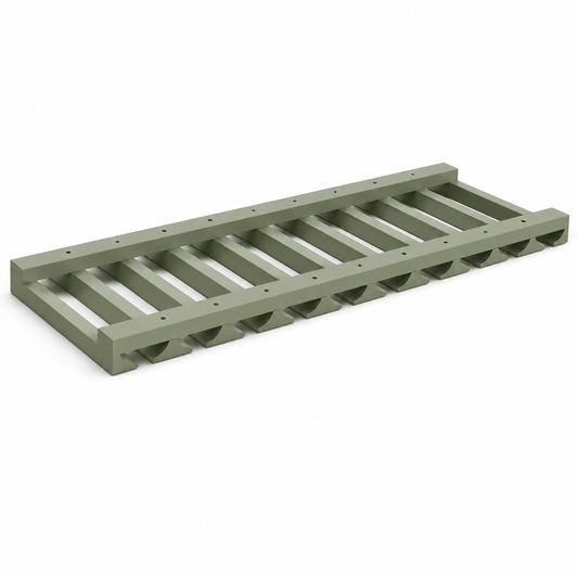 Jage Green Shaker Stem Wine Glass Holder