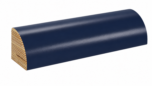 Navy Blue Shaker Shoe Moulding