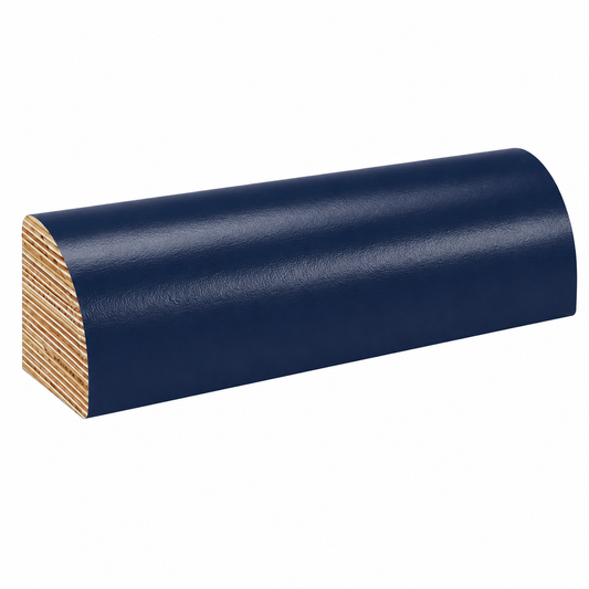 Navy Blue Shaker Shoe Moulding