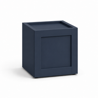 Navy Blue Shaker 15″ H Single Door Wall Cabinet