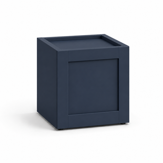 Navy Blue Shaker 15″ H Single Door Wall Cabinet