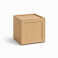 Slim Shaker Oak 15″ H Single Door Wall Cabinet
