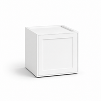 Slim Shaker White 15″ H Single Door Wall Cabinet