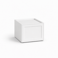 Slim Shaker White 12″ H Single Door Wall Cabinet