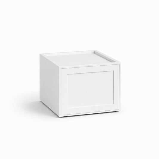 Slim Shaker White 12″ H Single Door Wall Cabinet