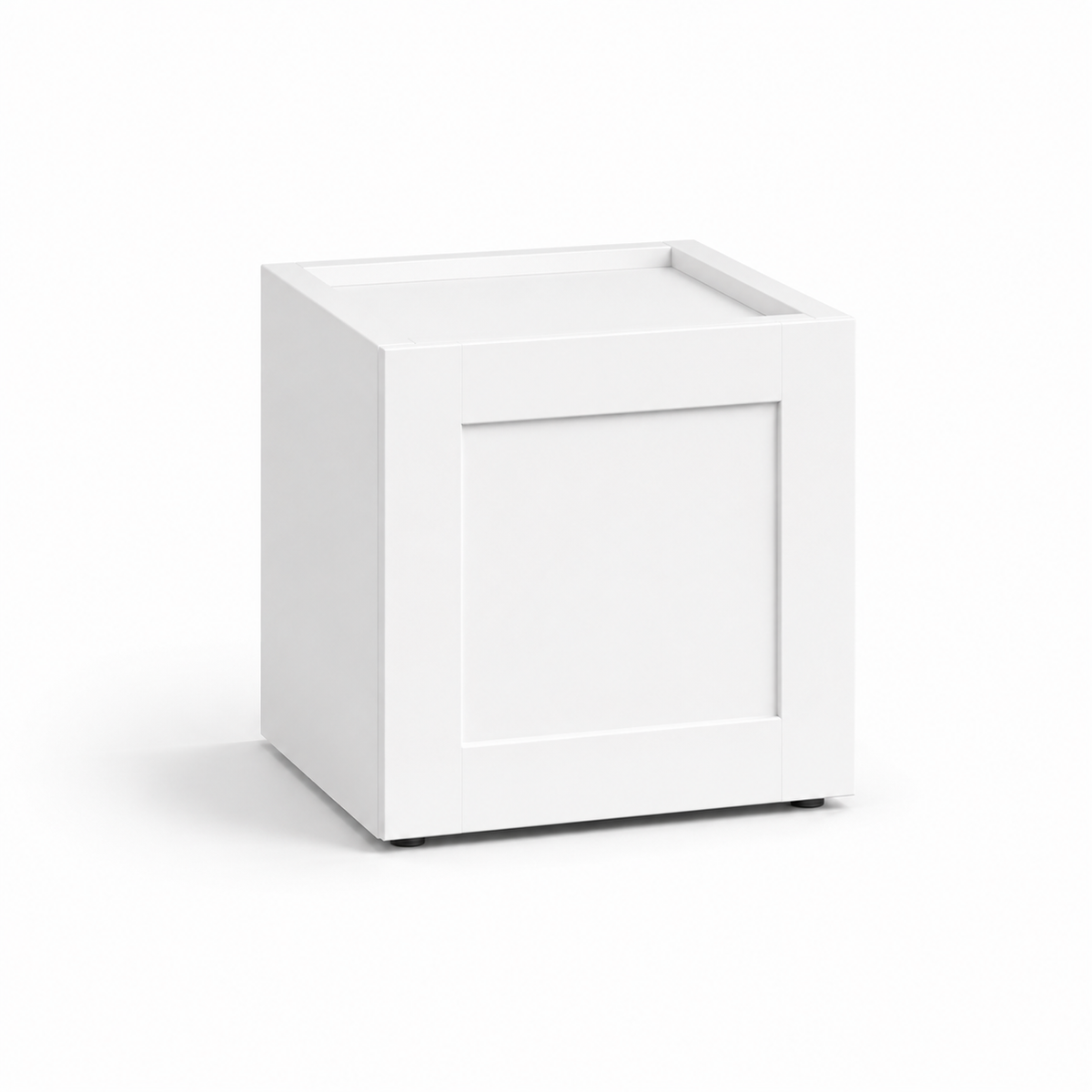 White Shaker 15″ H Single Door Wall Cabinet