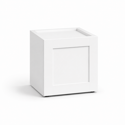 White Shaker 15″ H Single Door Wall Cabinet
