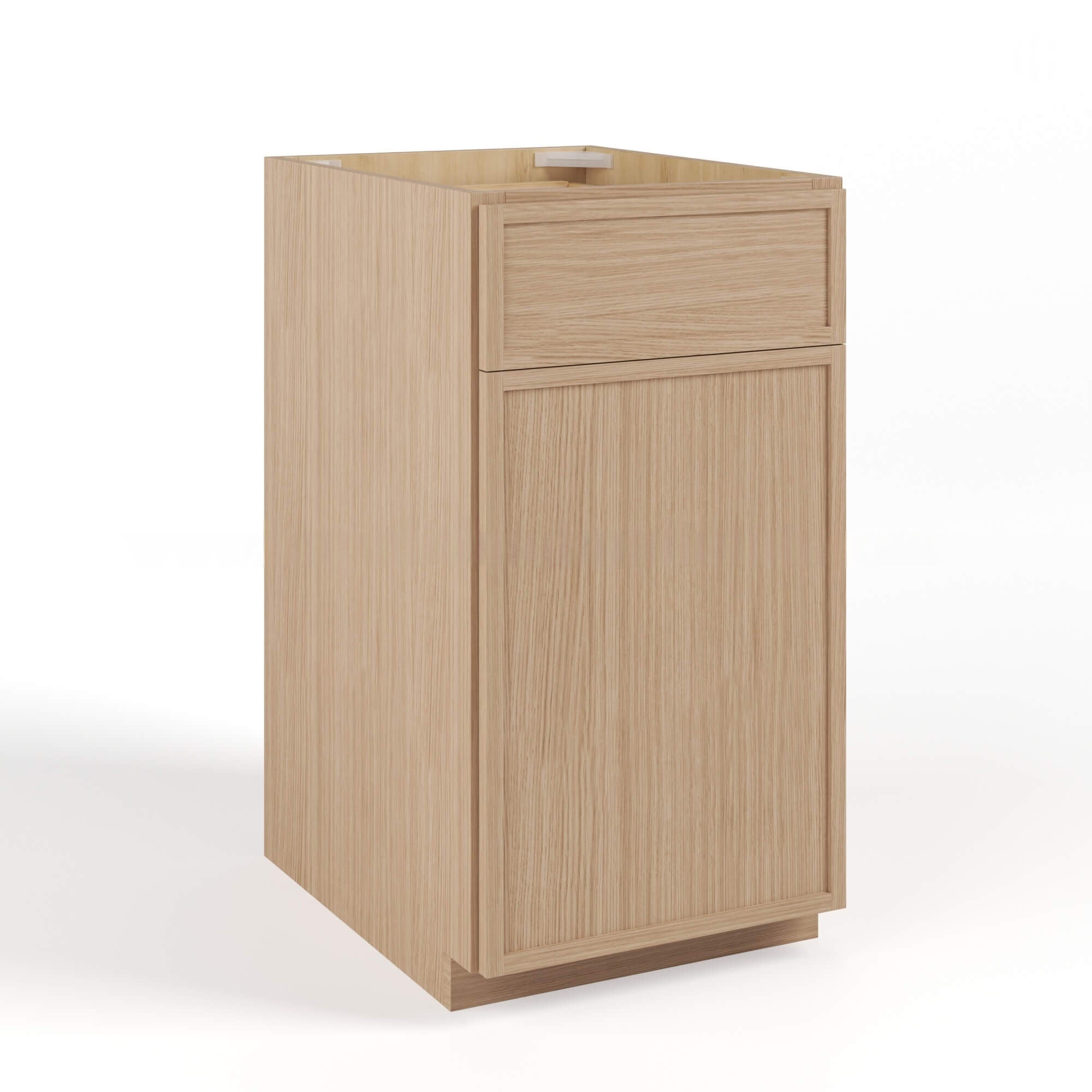 Wooden cabinet with a drawer on a white background ( USA Cabinets Outlet )