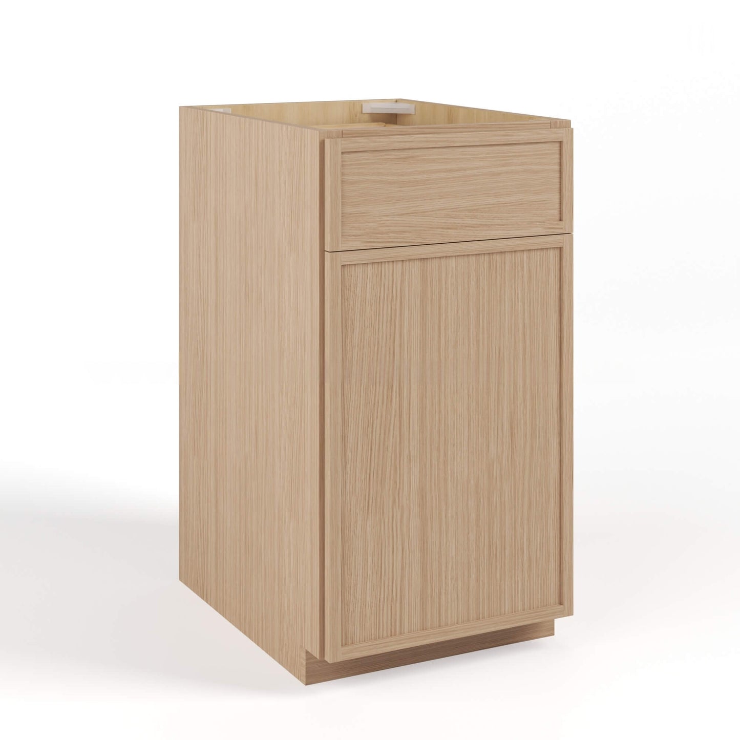 Wooden cabinet with a drawer on a white background ( USA Cabinets Outlet )