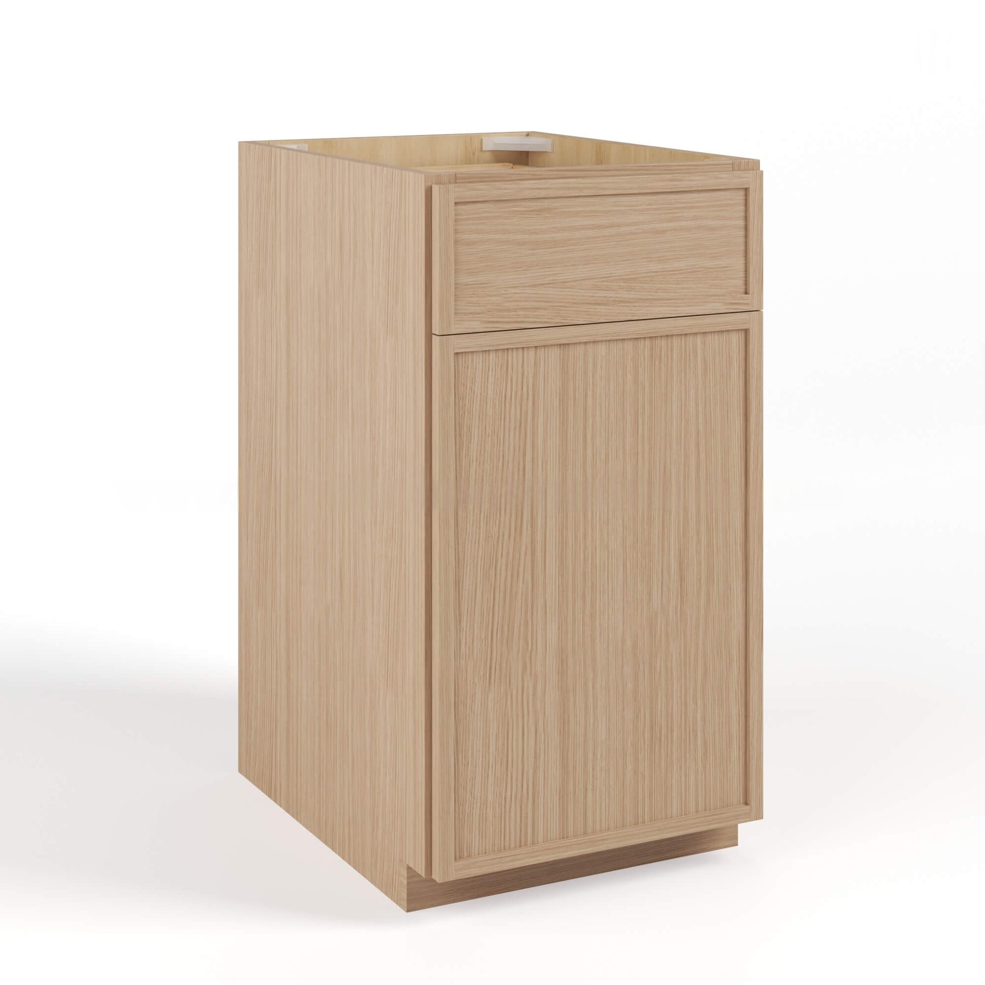 Wooden cabinet with a drawer on a white background ( USA Cabinets Outlet )