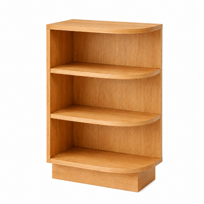 Slim Shaker Oak Base End Shelf (Reversible)
