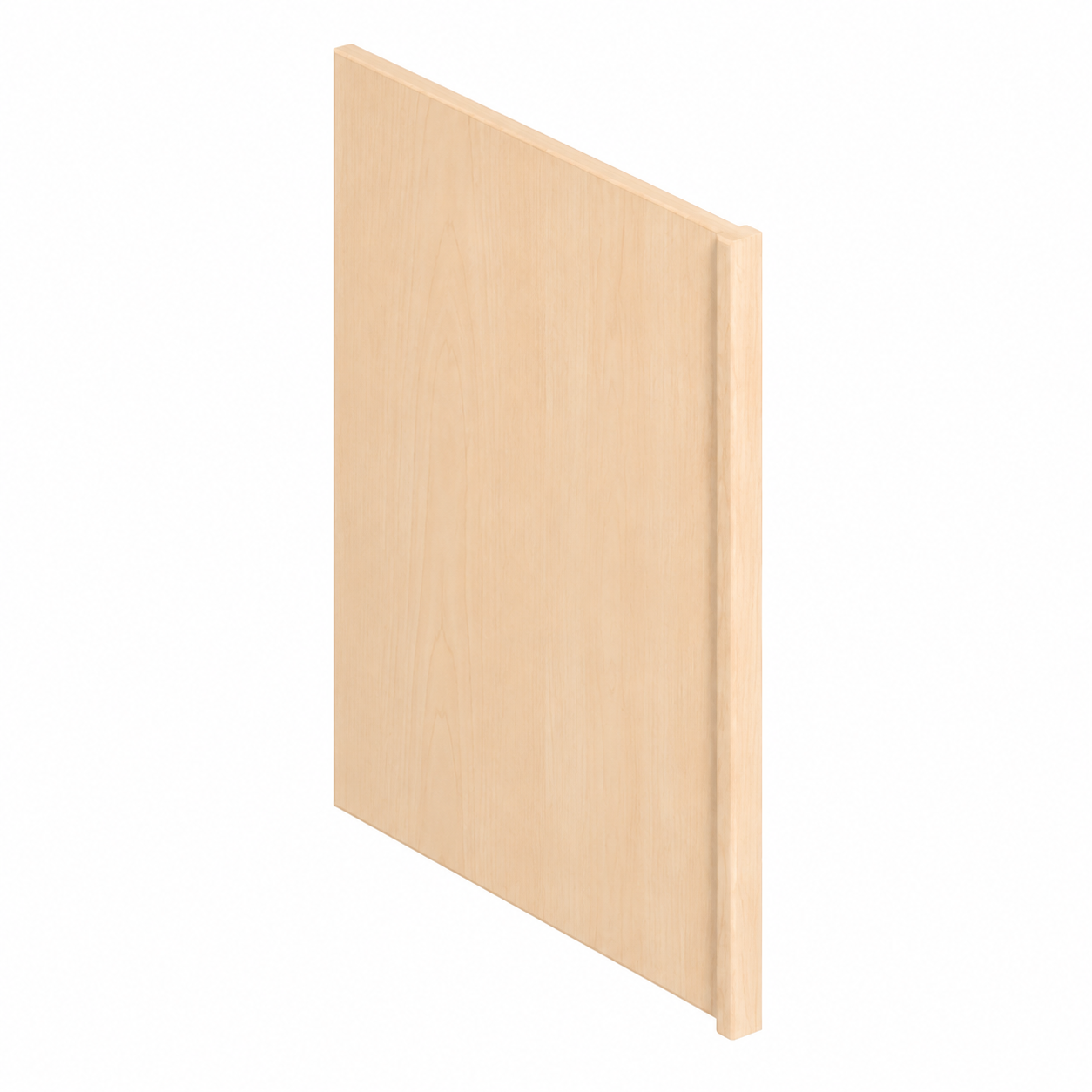 Unfinished Shaker Refrigerator Return Panel