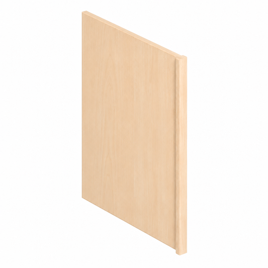 Unfinished Shaker Refrigerator Return Panel | Unfinished Kitchen Cabinet | USA Cabinets Outlet