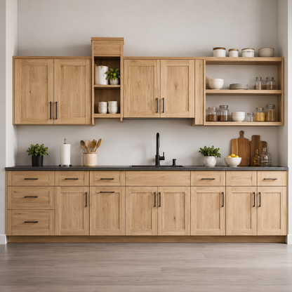 RTA Unfinished Shaker Kitchen Cabinets - Wholesale Pricing | USA Cabinets Outlet
