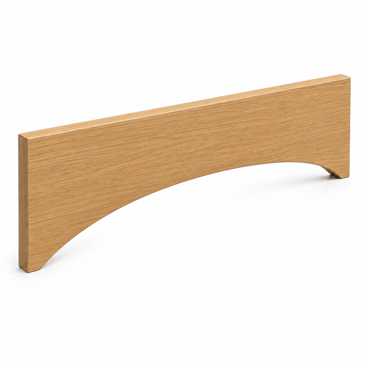 English Toffee Shaker Arched Valance
