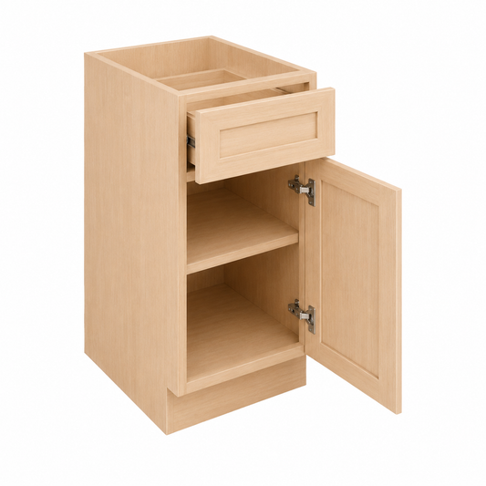 Unfinished Shaker Vanity Base Cabinet
