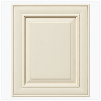 Warm Ivory White Shaker Sample Door (Antique White)