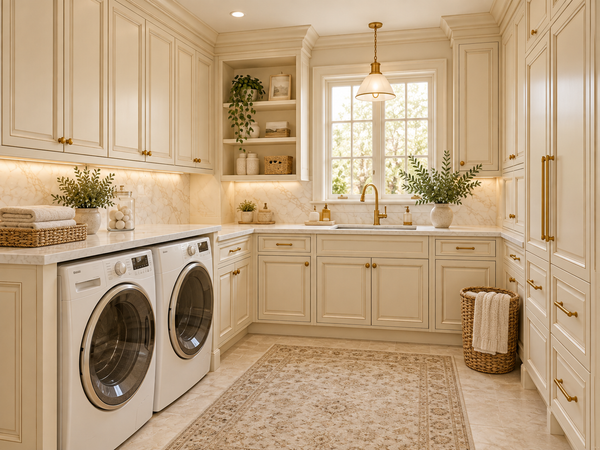 laundry cabinets