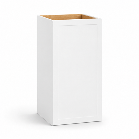Slim Shaker White 30″ H Single Door Wall Cabinet