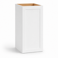 White Shaker 42″ H Single Door Wall Cabinets