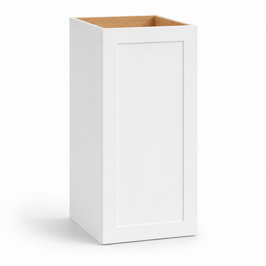 White Shaker 42″ H Single Door Wall Cabinets