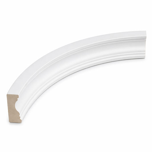 White Crown Moulding Curve