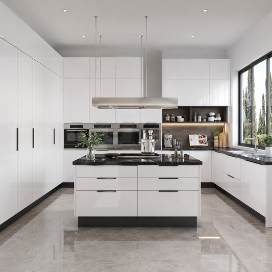 High Gloss White Outside Corner Moulding