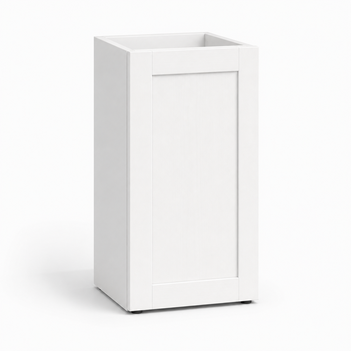 White Shaker 36″ H Single Door Wall Cabinet