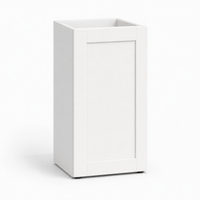 White Shaker 36″ H Single Door Wall Cabinet