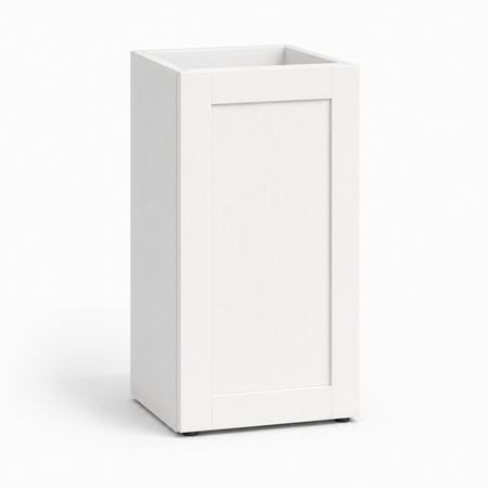 White Shaker 36" H Single Door Wall Cabinet | USA Cabinets Outlet