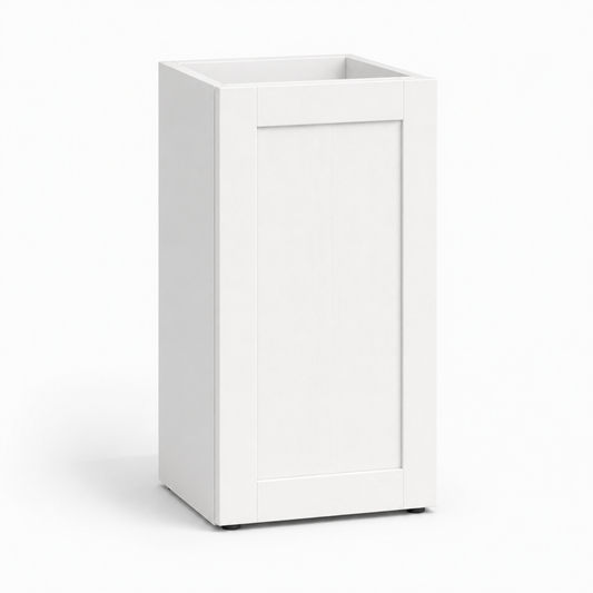 White Shaker 36″ H Single Door Wall Cabinet