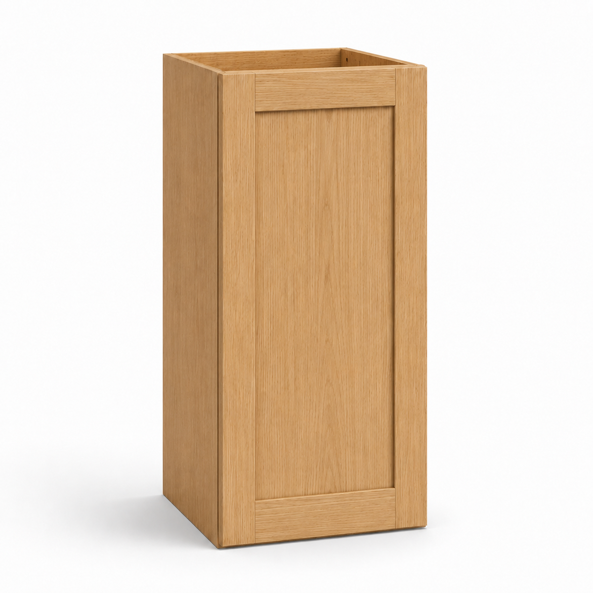 Natural Oak Shaker 36″ H Single Door Wall Cabinet