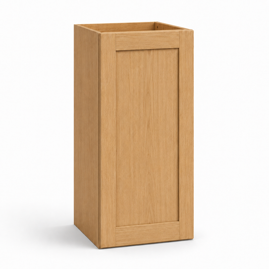 Natural Oak Shaker 36″ H Single Door Wall Cabinet