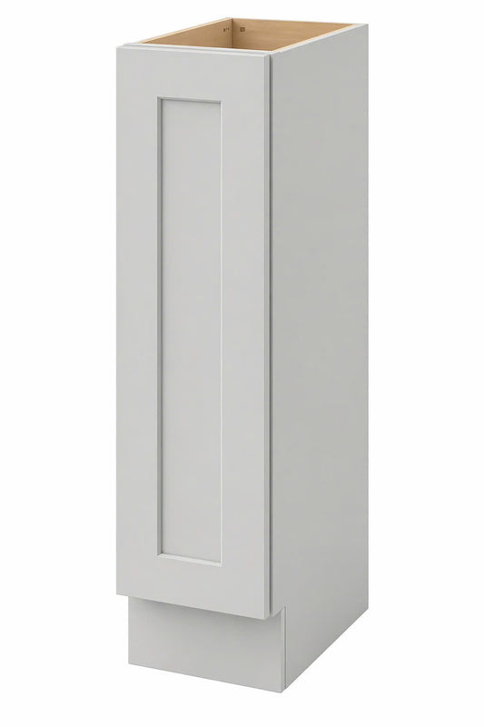 Shaker White 9"W Tray Base Cabinet