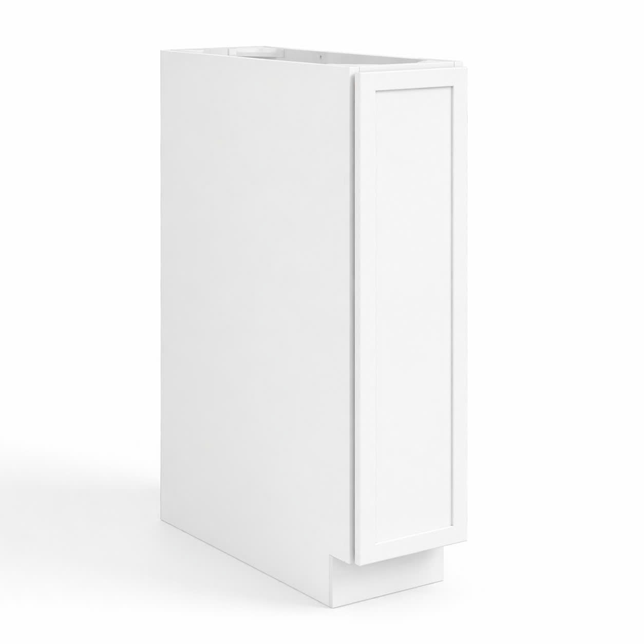 Slim Shaker White Spice Pull Base Cabinet